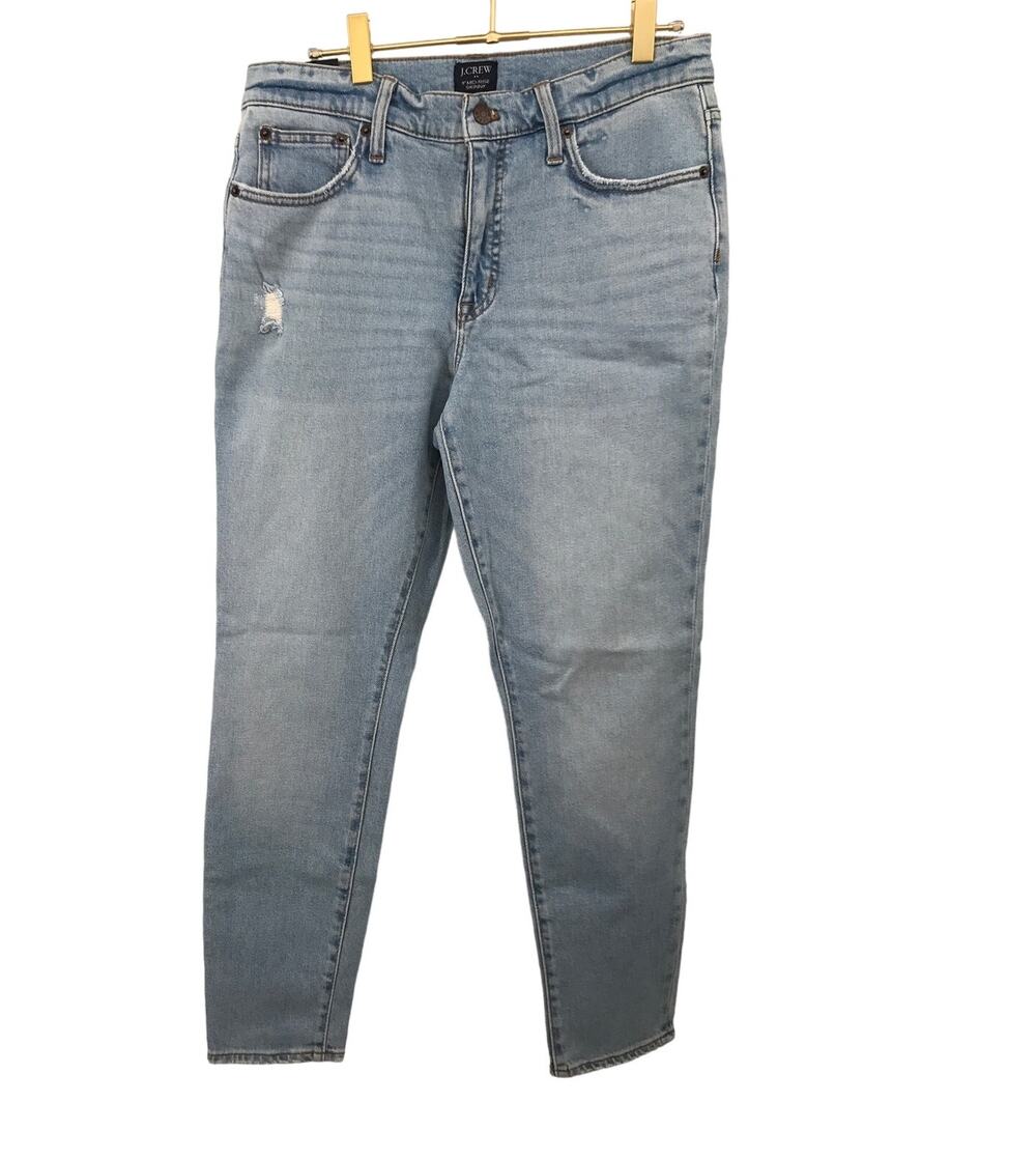 J. Crew Light Wash Mid Rise Skinny Jeans 28 All Day Stretch